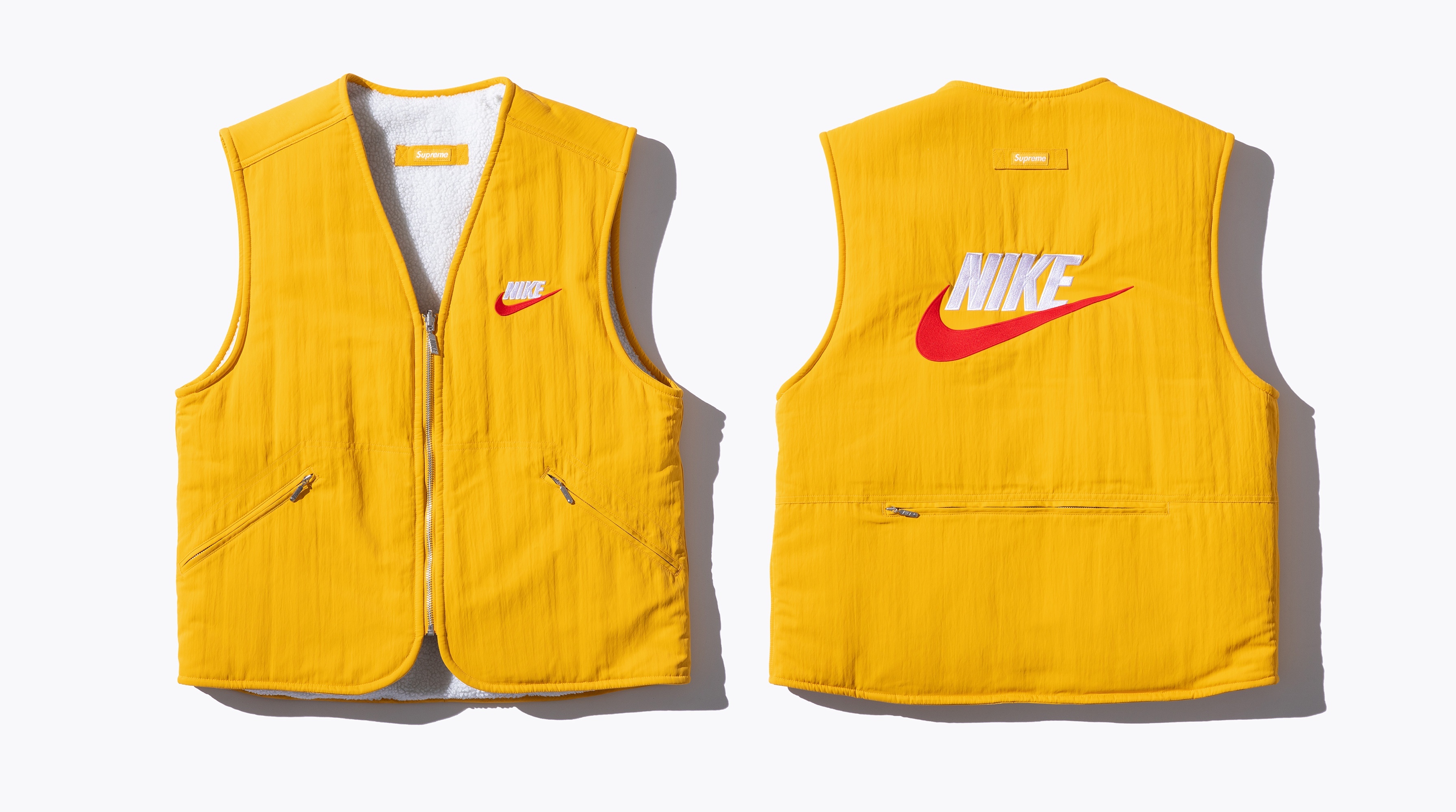 Supreme®/Nike® Reversible Nylon Sherpa Vest view 17